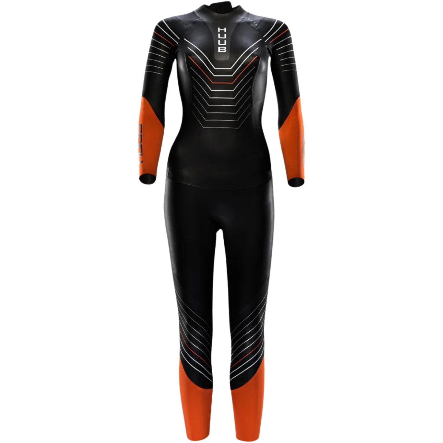 2026 Huub Womens Araya Swim Wetsuit ARAYAW - Black / Orange